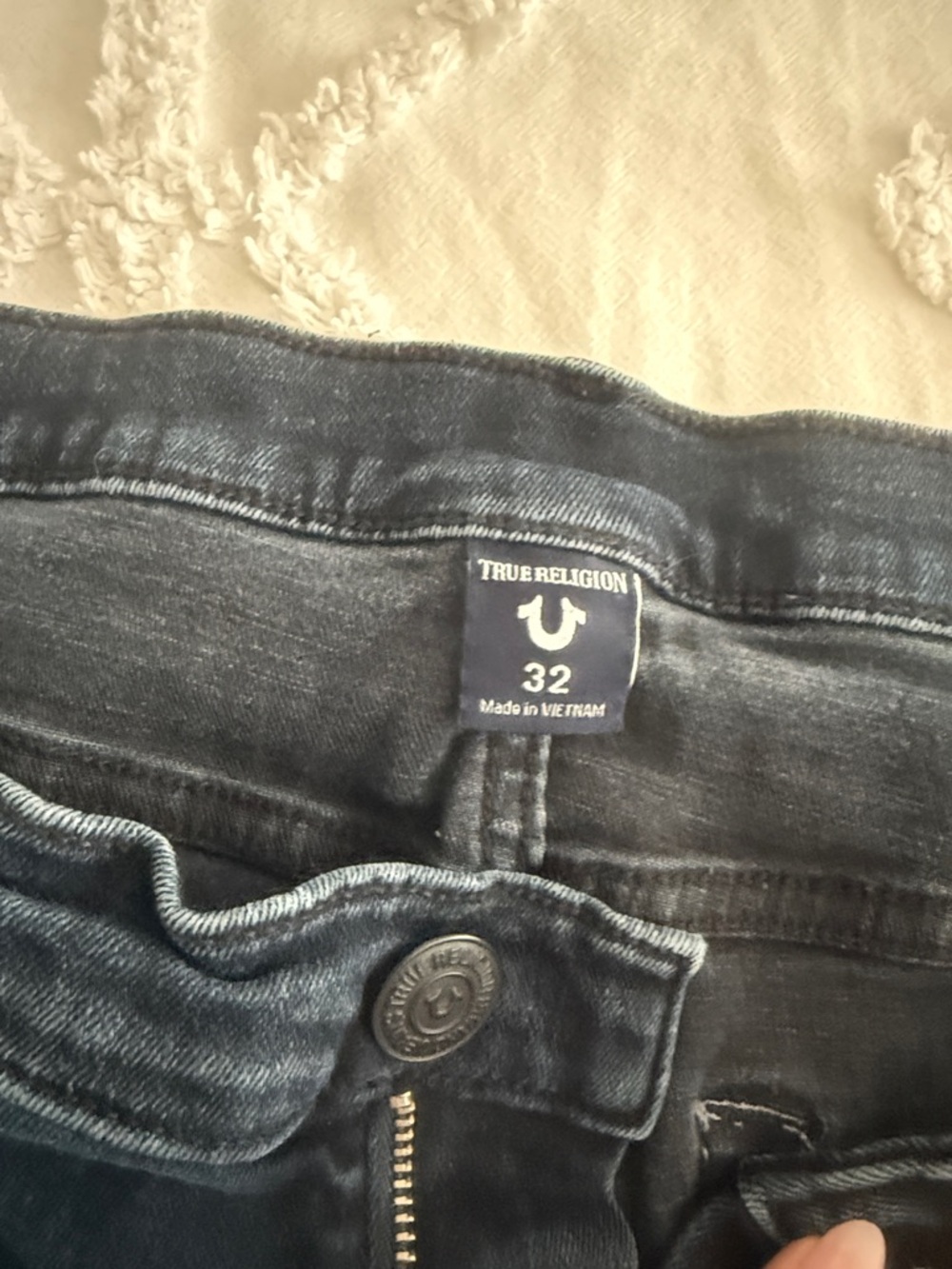 True Religion Dark Indigo Skinny Jeans - Picture 4 of 5